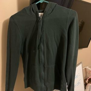 Victoria sport, zip up jacket. Dark green.